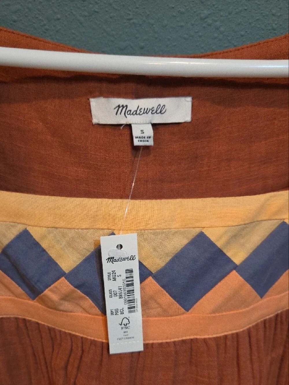 Madewell lightweight rust
